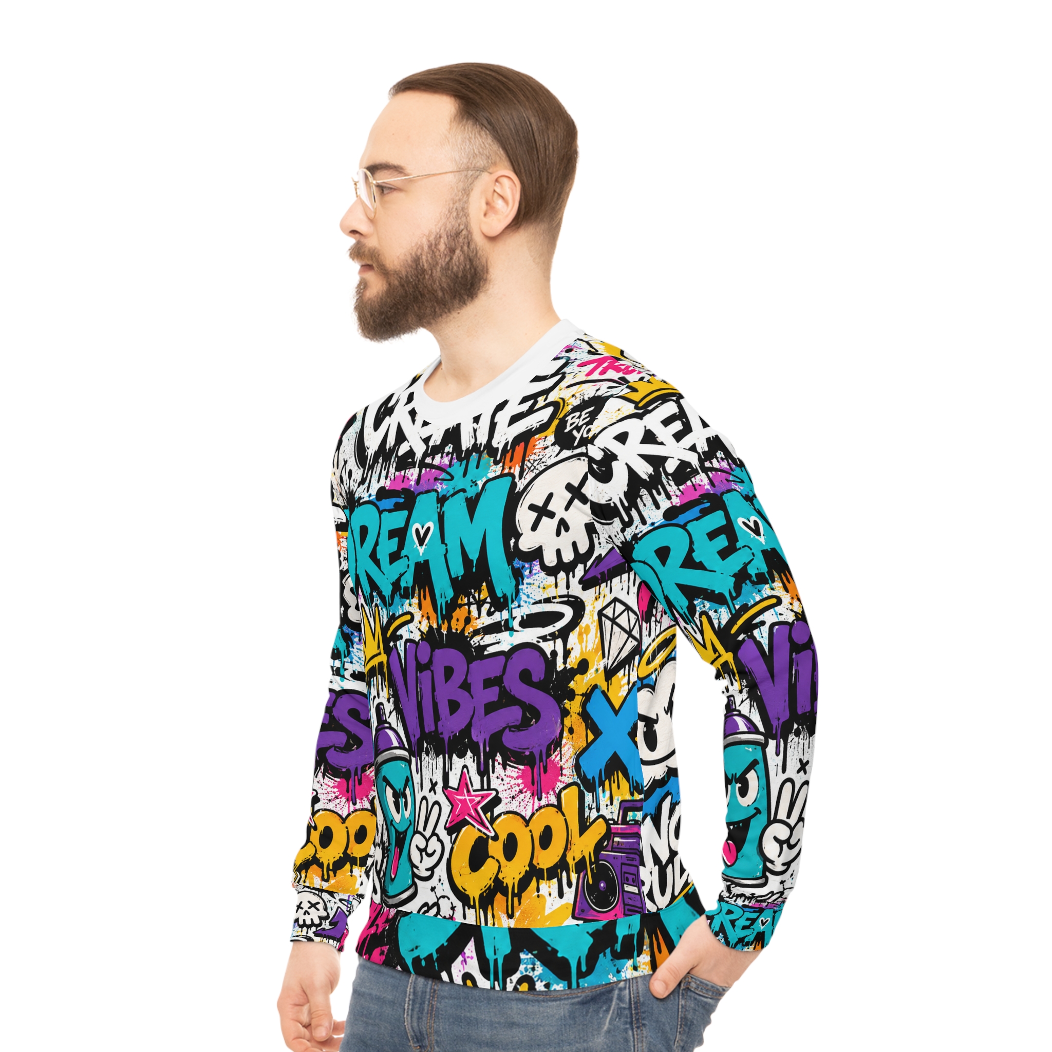 Graffiti Dream Vibes Sweatshirt | MAZISH - Image 6