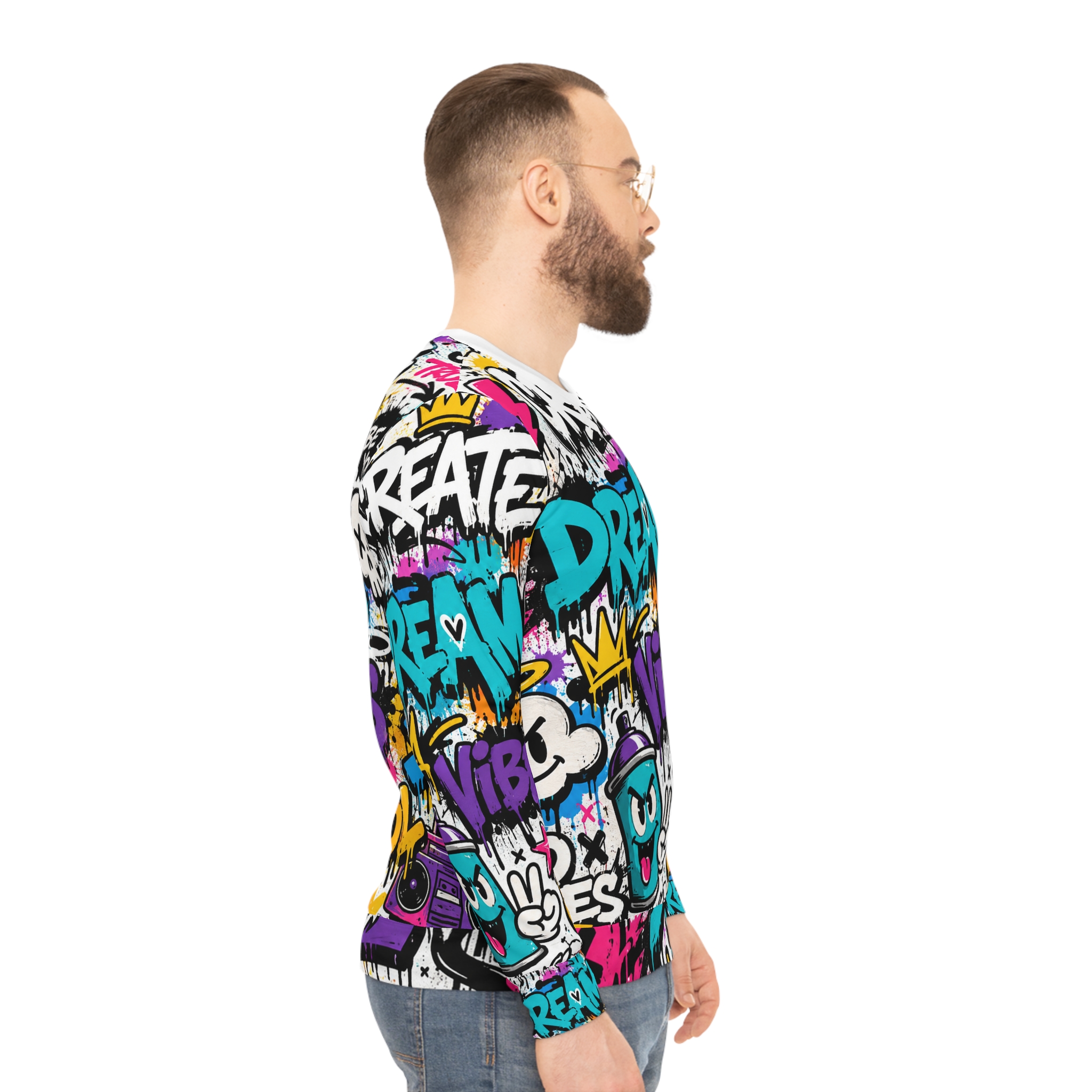 Graffiti Dream Vibes Sweatshirt | MAZISH - Image 5