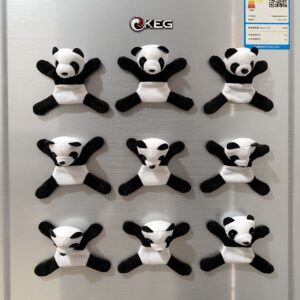 Cartoon Panda Cute Magnetic Fridge Stickers