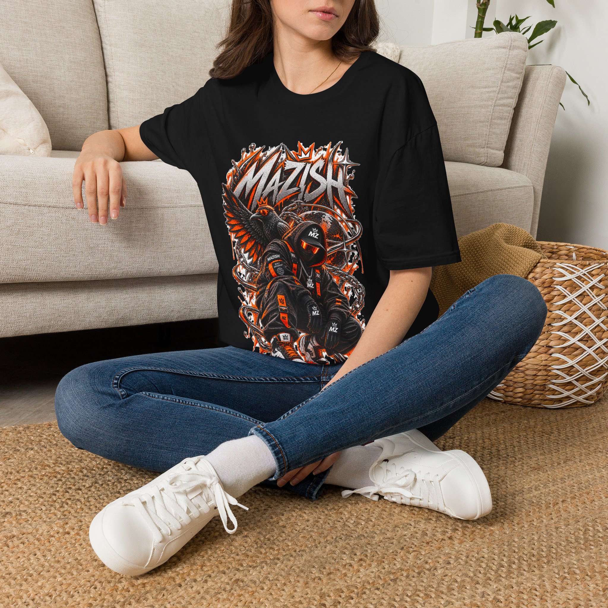 Mazish Skull Wings Streetwear Graphic - Image 15