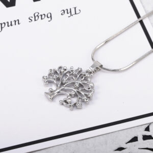 Big Tree Of Life Pendant Necklaces Drilling CZ Zircon Multi Layers Chains Long Necklace Jewelry Gifts For Her