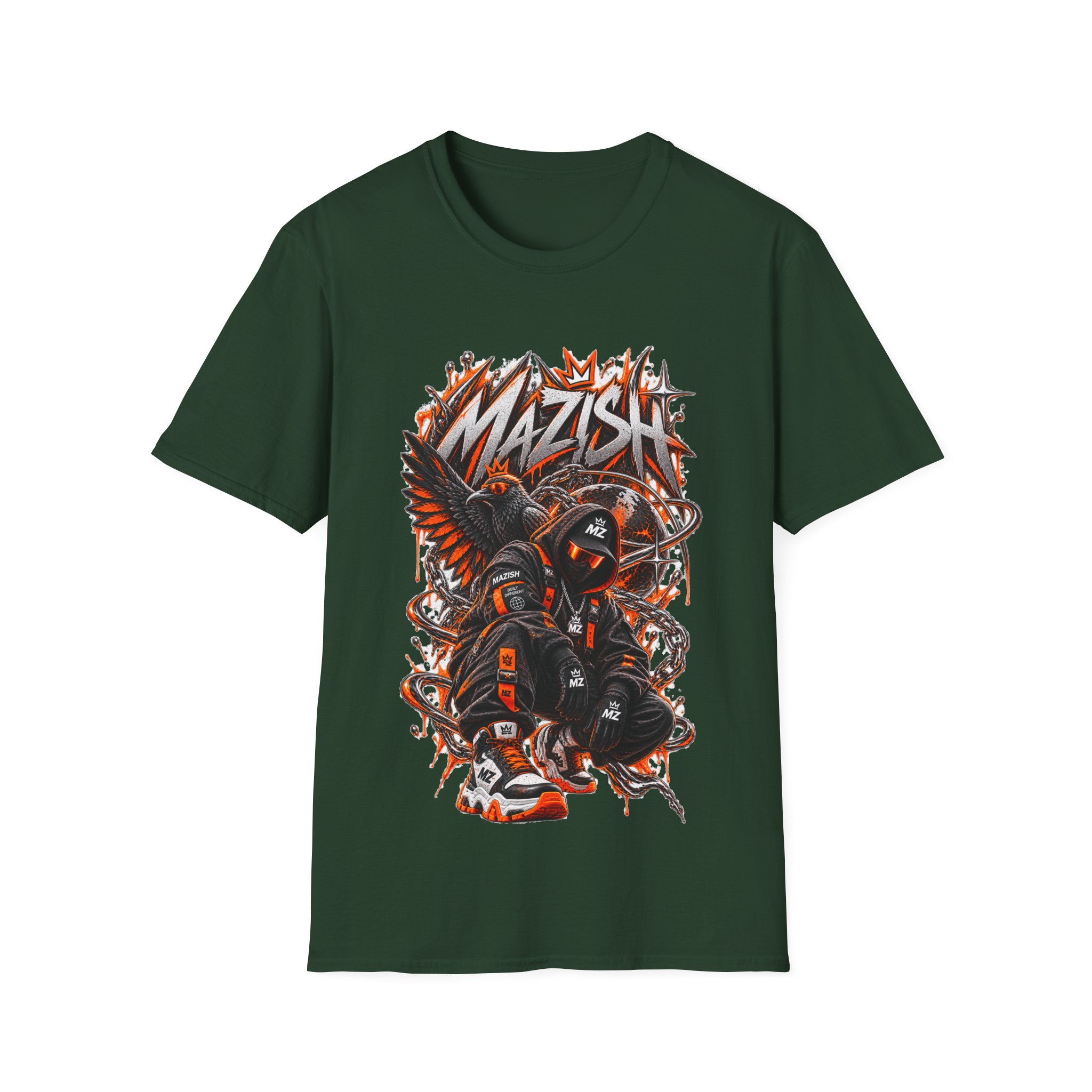 Mazish Skull Wings Streetwear Graphic - Image 19