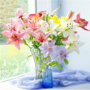 Diamond Painting Vase Home Decoration Painting Custom Direct Sales