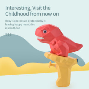 Cartoon Dinosaur Water Gun Toy Mini Press Water Spray Gun Water Fight Parent-Child Interaction Outdoor Water
