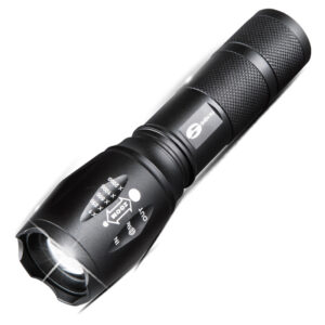 Super Bright Aluminium T6 LED Flashlight – 18650, Outdoor Lighting