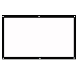 Manufacturer Custom Polyester White Soft Simple Curtain Folding Movie Screen Projector Home Anti-light Curtain