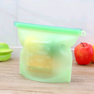 Silicone Fresh-keeping Bag Vacuum Sealed Bag Food Storage Bag Refrigerator Food Fruit Storage Bag
