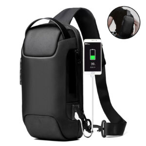 Men's Waterproof Oxford Multifunction Crossbody Bags Anti-theft Shoulder Bags Messenger Sling Chest Bag Pack