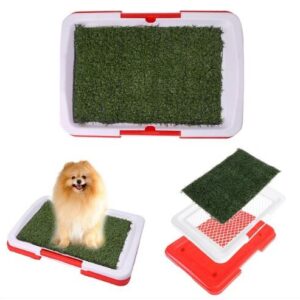 3 Layers Large Dog Pet Potty Training Pee Pad Mat Puppy Tray Grass Toilet Simulation Lawn For Indoor Potty