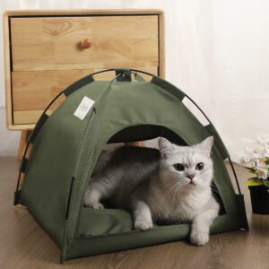 Cat Tent Cooling Mat Dog House Pet Sofa Camping Dog Bed With Cushion For Dog Kennel Indoor Cat Nest Cat Bed