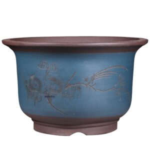 Purple Sand Extra Large-sized Large-diameter Ceramic Flower Pot For Planting Green Radish Trees