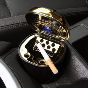 Push-pull Lighter Accessories Smokeless Detachable USB Rechargable Car Ashtray Home Portable Smell Proof With