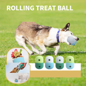 2 In 1 Pet Toys Products Dog Leakage Toy Ball Silicone Pet Supplies