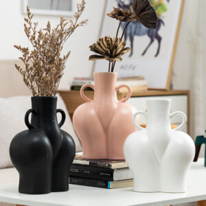 Artificial Human Body Art Vase Arrangement Hydroponic Flower Plant