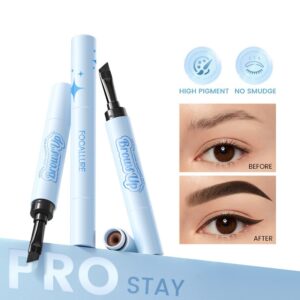 2 In 1 3D Eyebrow Gel Cream Eyeliner Pencil 3 Colors Waterproof Long-lasting Eyebrow Pomade Enhancers Makeup