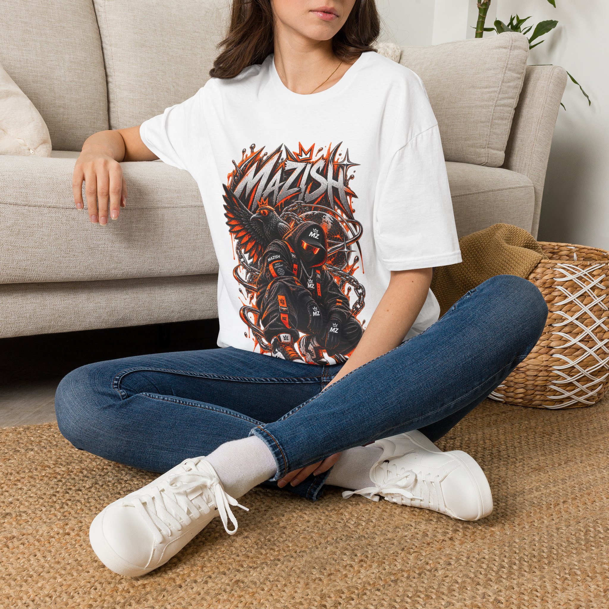 Mazish Skull Wings Streetwear Graphic - Image 10