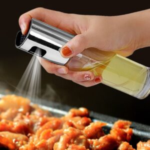 BBQ Healthy Kitchen Cooking Oil Vinegar Spray Bottle Push Type Oil Spray BottlePump Oil Tank Leakproof BBQ