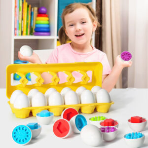 Baby Learning Educational Toy Smart Egg Toy Games Shape Matching Sorters Toys Montessori Eggs Toys For Kids