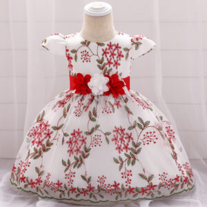 Summer Children's Clothing Baby Birthday Party Wedding Dress Skirt Girls Fluffy Dress
