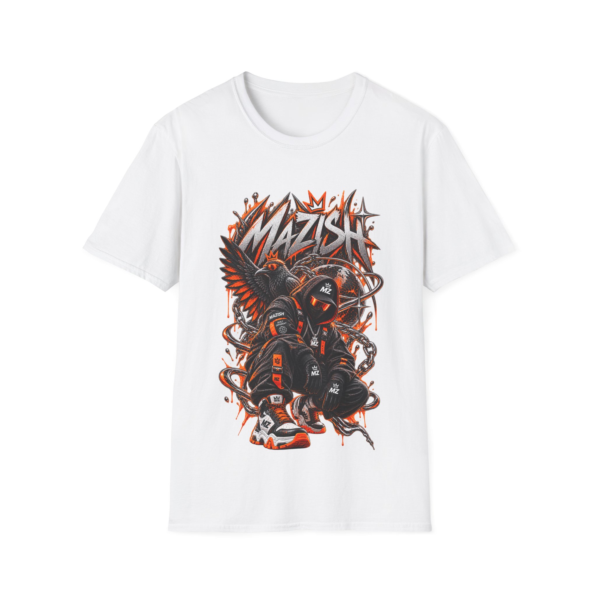 Mazish Skull Wings Streetwear Graphic - Image 7