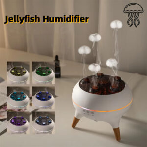 Household Intelligent Jellyfish Ultrasonic Air Humidifier Ultrasonic Porous Atomization Timing Remote Control
