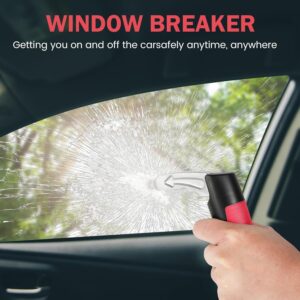 Car Door Assist Handle 2-in-1 Multifunctional Car Support Handle Window Breaker Seniors Car Handle Assist