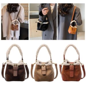 Crossbody Bags Women Shoulder Bag Casual Retro Plush Bag Versatile Plush Designer Bags Purse And Handbags