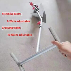 Alloy Human Moldboard Plow Hand Fishing Plow Trencher Tie Ridger