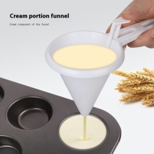Cream Weight Funnel Handheld Cup