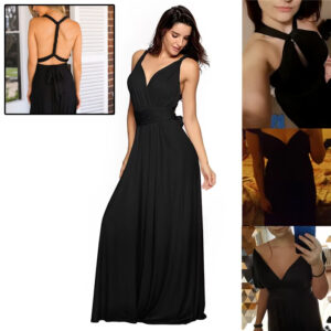 Women's Sexy Long Party Dress Club Floor-Length Summer Backless Bandage Maxi Dress Multiway Bridesmaids Boho