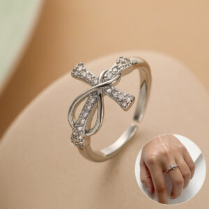Simple Color Matching Copper Ring Fashion Cross Evil Rings For Women Girl Finger Accessories Party Jewelry