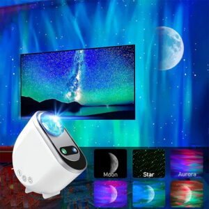Aurora Borealis Starlight Projectors LED Galaxy Star Atmosphere Galaxy Night Light Home Bedroom Sky Moon Lamp
