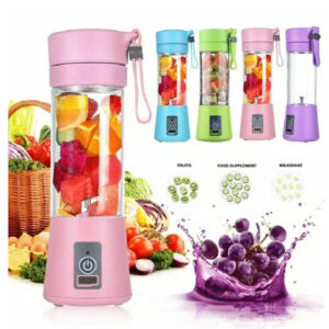 Portable Blender With USB Rechargeable Mini Kitchen Fruit Juice Mixer Home Simple Portable Electric Mini