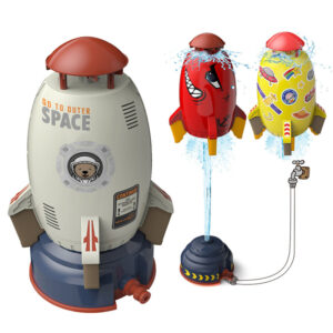 Rocket Launcher Toys Outdoor Rocket Water Pressure Lift Sprinkler Toy Interaction In Garden Lawn Water Spray